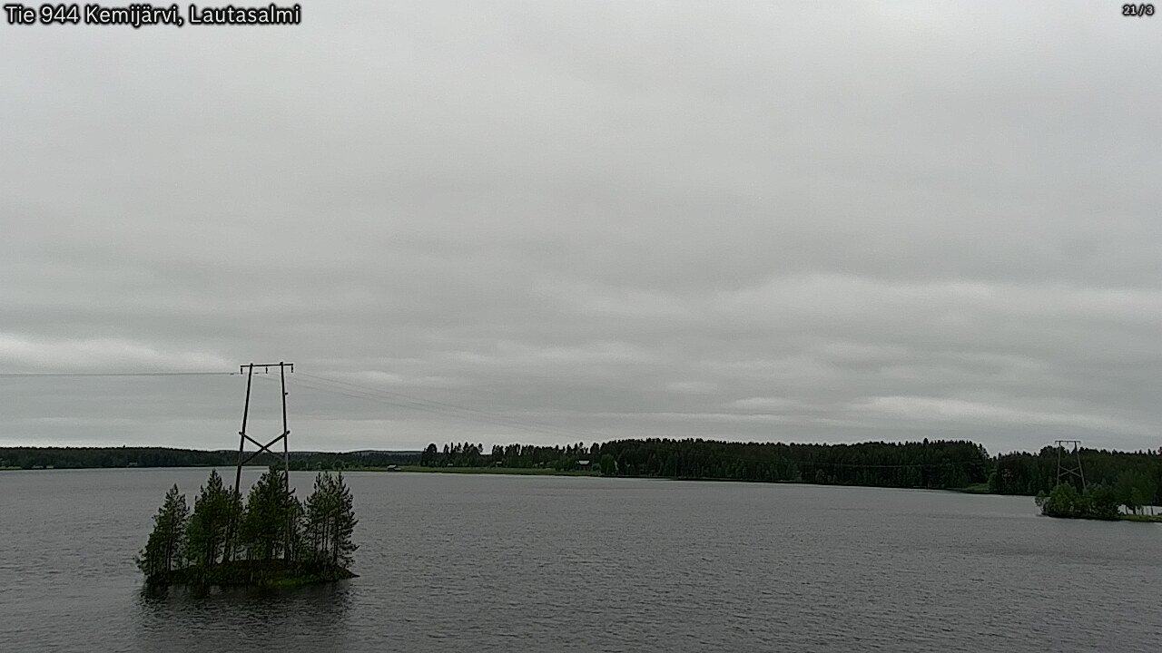 Weather Camera Image Road 944 Kemijärvi, Lautasalmi, Kemijärvi, Lappi