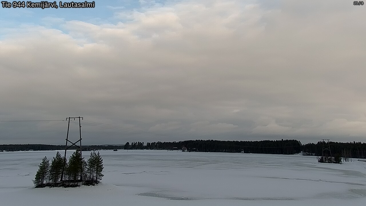 Kelikamerat Kuva Tie 944 Kemijärvi, Lautasalmi, Kemijärvi, Lappi