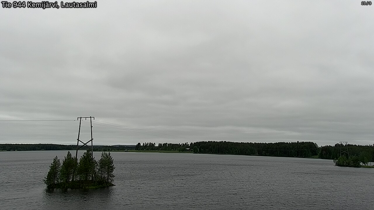 Weather Camera Image Road 944 Kemijärvi, Lautasalmi, Kemijärvi, Lappi