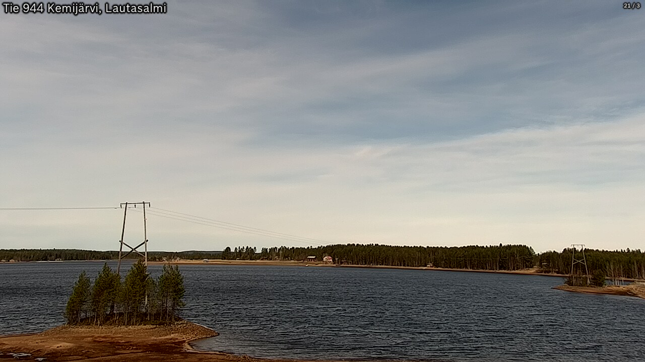 Weather Camera Image Road 944 Kemijärvi, Lautasalmi, Kemijärvi, Lappi
