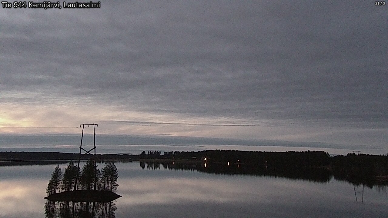 Kelikamerat Kuva Tie 944 Kemijärvi, Lautasalmi, Kemijärvi, Lappi