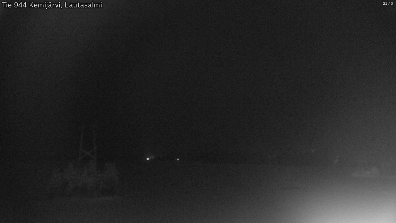 Weather Camera Image Väg 944 Kemijärvi, Lautasalmi, Kemijärvi, Lappi