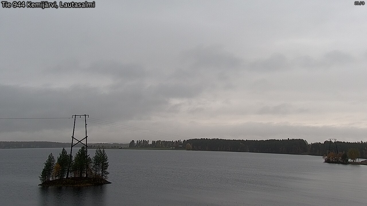 Weather Camera Image Road 944 Kemijärvi, Lautasalmi, Kemijärvi, Lappi