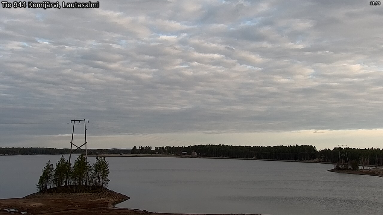 Weather Camera Image Road 944 Kemijärvi, Lautasalmi, Kemijärvi, Lappi