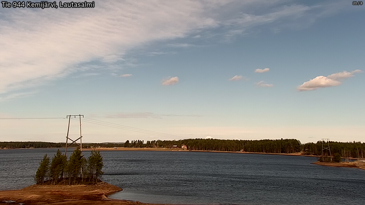 Weather Camera Image Road 944 Kemijärvi, Lautasalmi, Kemijärvi, Lappi
