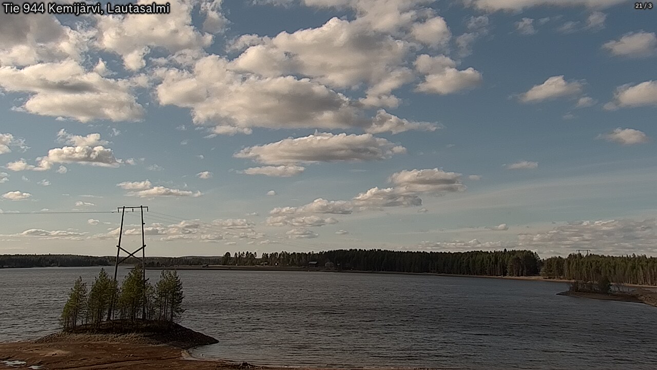 Weather Camera Image Road 944 Kemijärvi, Lautasalmi, Kemijärvi, Lappi