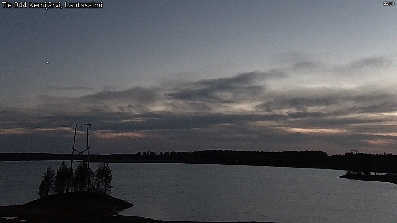 Weather Camera Image Road 944 Kemijärvi, Lautasalmi, Kemijärvi, Lappi