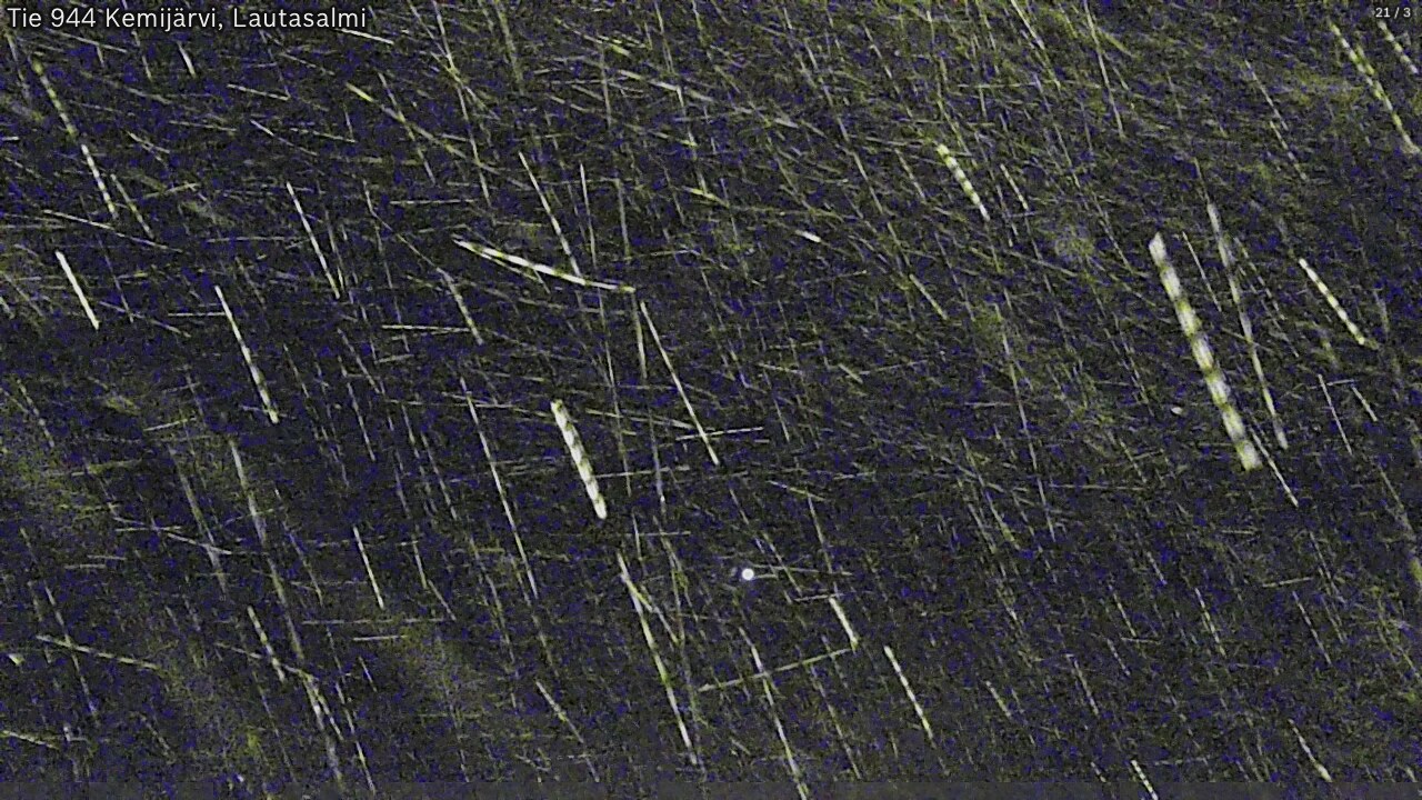 Weather Camera Image Väg 944 Kemijärvi, Lautasalmi, Kemijärvi, Lappi