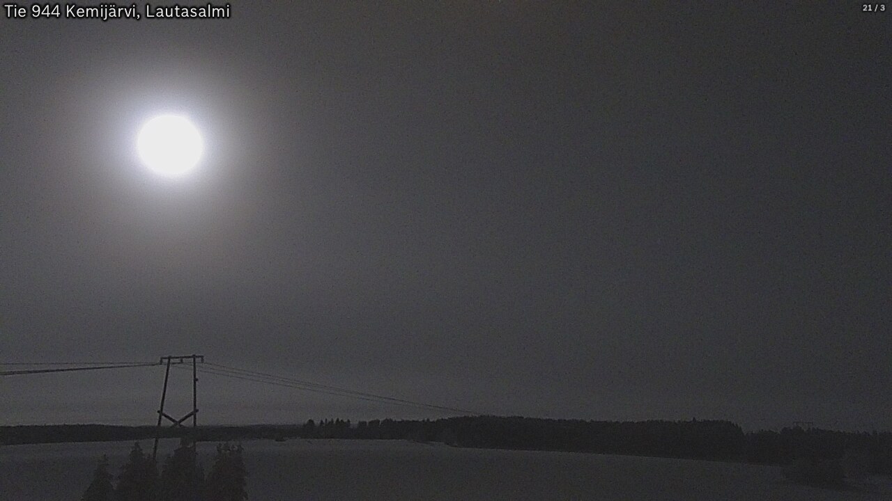 Kelikamerat Kuva Tie 944 Kemijärvi, Lautasalmi, Kemijärvi, Lappi