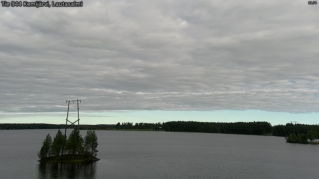 Weather Camera Image Road 944 Kemijärvi, Lautasalmi, Kemijärvi, Lappi