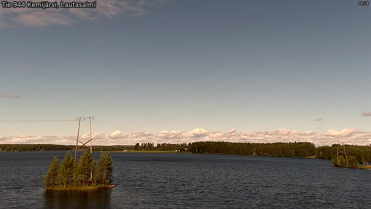 Weather Camera Image Väg 944 Kemijärvi, Lautasalmi, Kemijärvi, Lappi