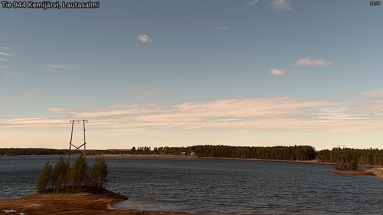 Weather Camera Image Road 944 Kemijärvi, Lautasalmi, Kemijärvi, Lappi