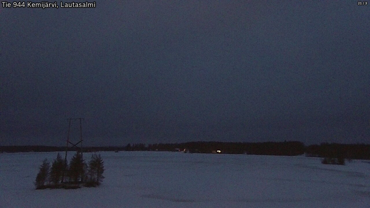 Kelikamerat Kuva Tie 944 Kemijärvi, Lautasalmi, Kemijärvi, Lappi