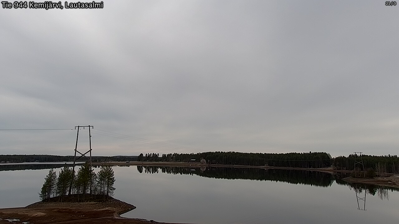 Weather Camera Image Road 944 Kemijärvi, Lautasalmi, Kemijärvi, Lappi