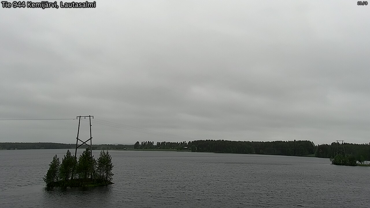 Weather Camera Image Väg 944 Kemijärvi, Lautasalmi, Kemijärvi, Lappi
