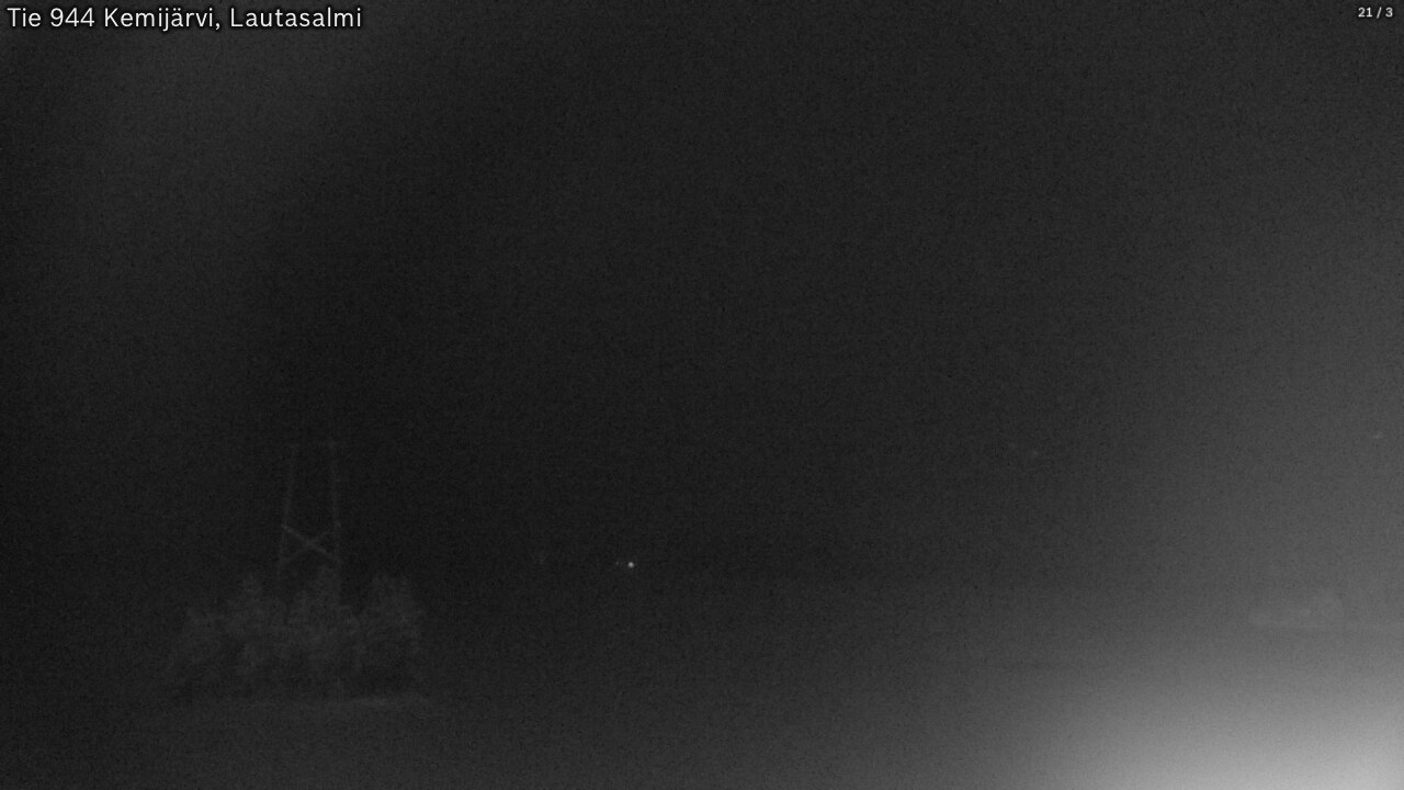 Weather Camera Image Väg 944 Kemijärvi, Lautasalmi, Kemijärvi, Lappi