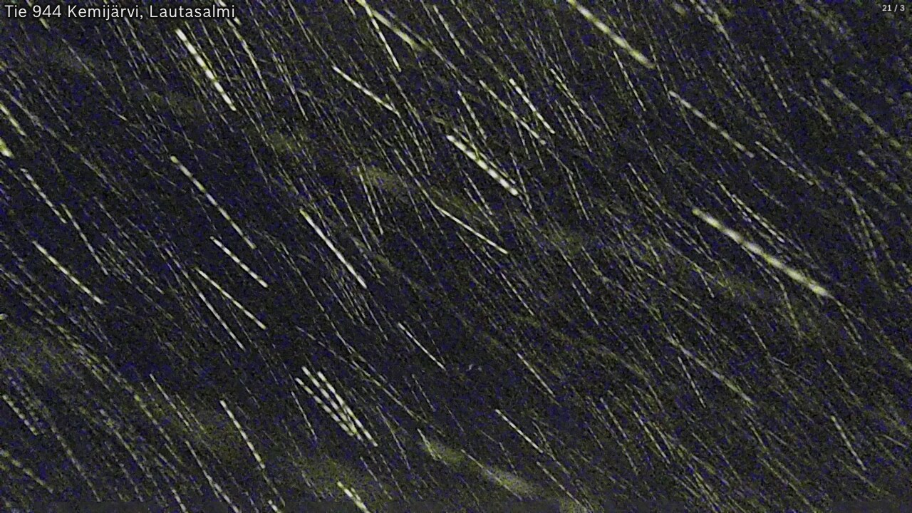 Weather Camera Image Väg 944 Kemijärvi, Lautasalmi, Kemijärvi, Lappi