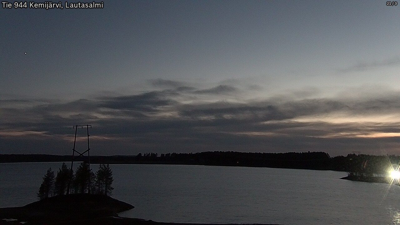 Weather Camera Image Road 944 Kemijärvi, Lautasalmi, Kemijärvi, Lappi