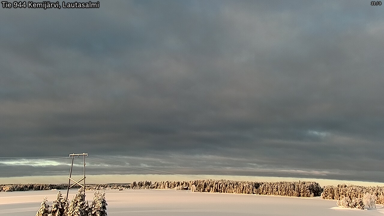 Kelikamerat Kuva Tie 944 Kemijärvi, Lautasalmi, Kemijärvi, Lappi