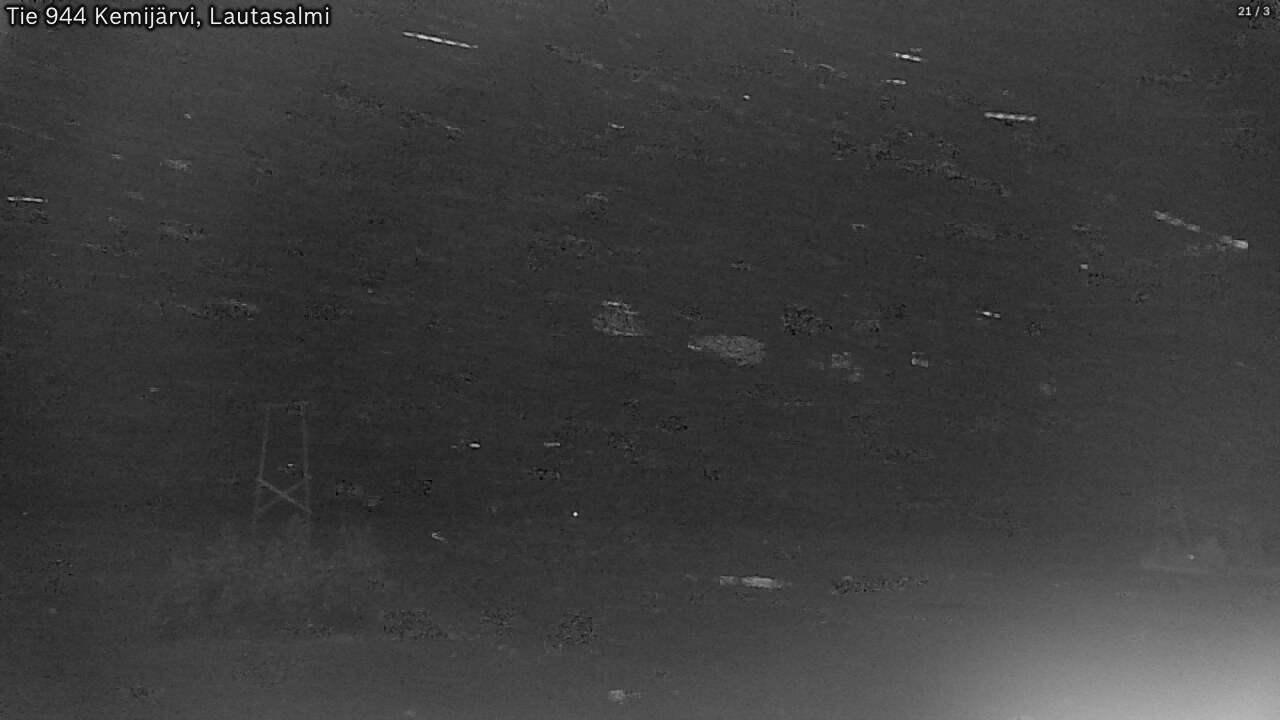 Weather Camera Image Väg 944 Kemijärvi, Lautasalmi, Kemijärvi, Lappi