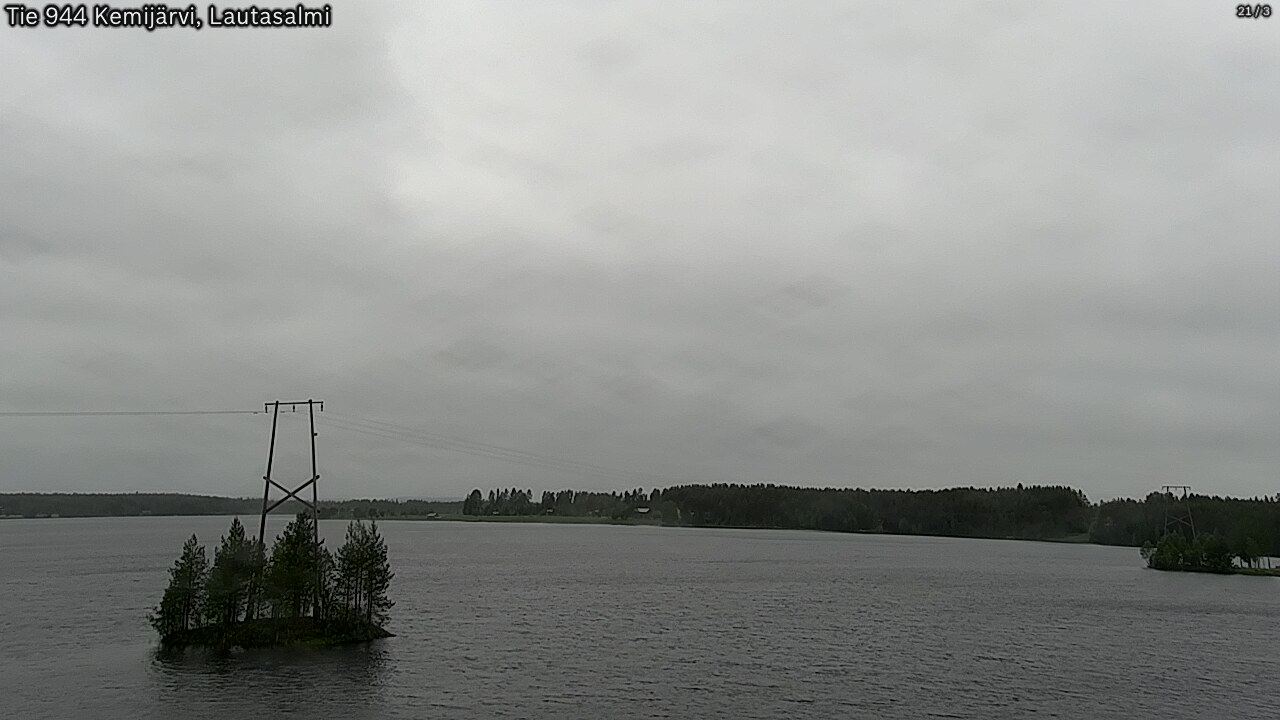 Weather Camera Image Väg 944 Kemijärvi, Lautasalmi, Kemijärvi, Lappi