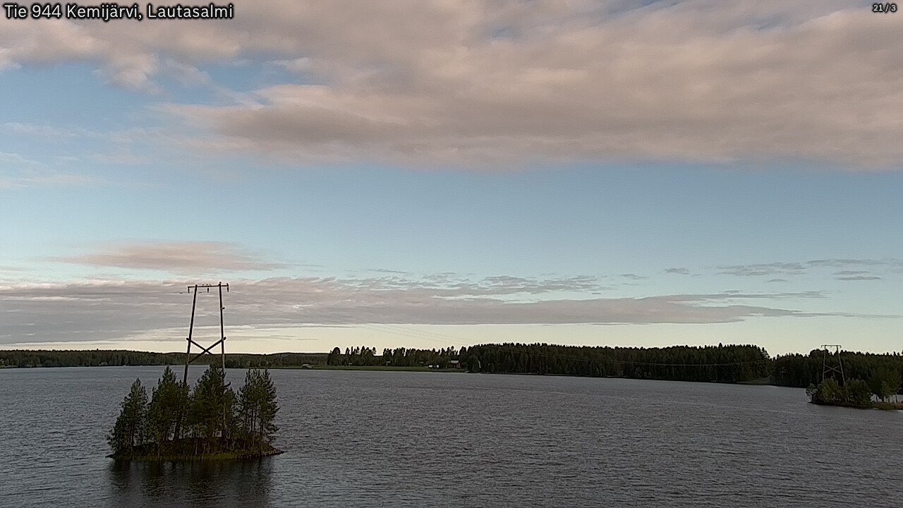 Weather Camera Image Road 944 Kemijärvi, Lautasalmi, Kemijärvi, Lappi
