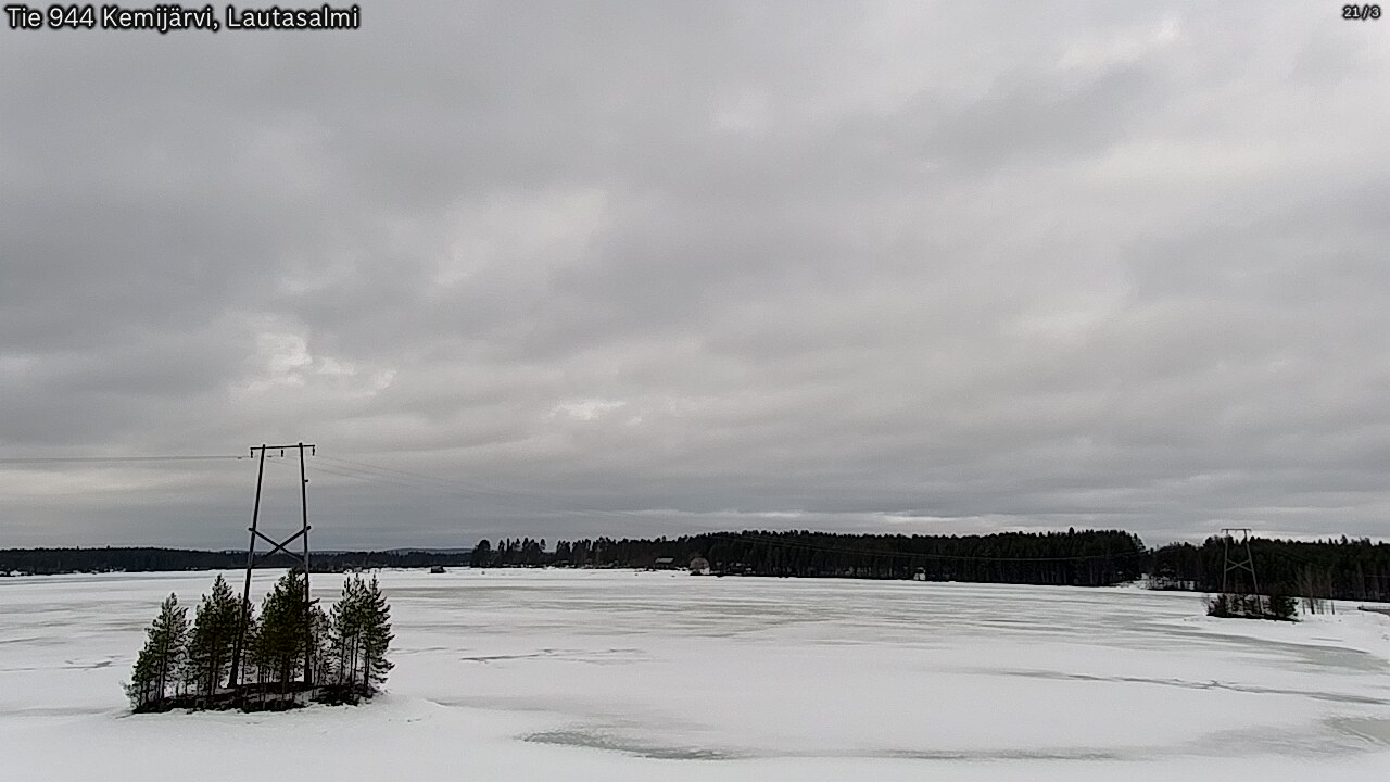 Kelikamerat Kuva Tie 944 Kemijärvi, Lautasalmi, Kemijärvi, Lappi