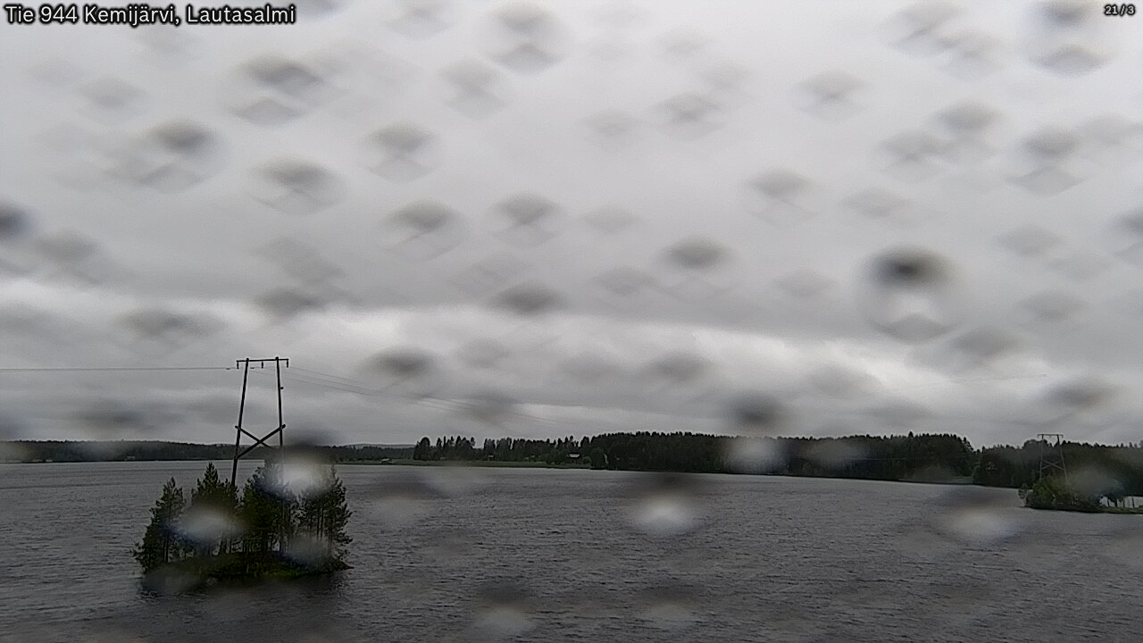 Weather Camera Image Road 944 Kemijärvi, Lautasalmi, Kemijärvi, Lappi