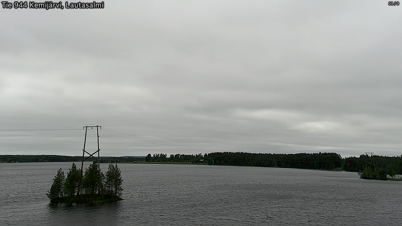 Weather Camera Image Väg 944 Kemijärvi, Lautasalmi, Kemijärvi, Lappi