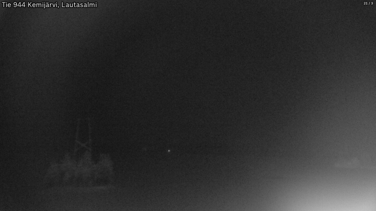 Weather Camera Image Väg 944 Kemijärvi, Lautasalmi, Kemijärvi, Lappi