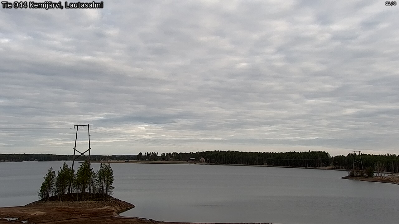 Weather Camera Image Road 944 Kemijärvi, Lautasalmi, Kemijärvi, Lappi