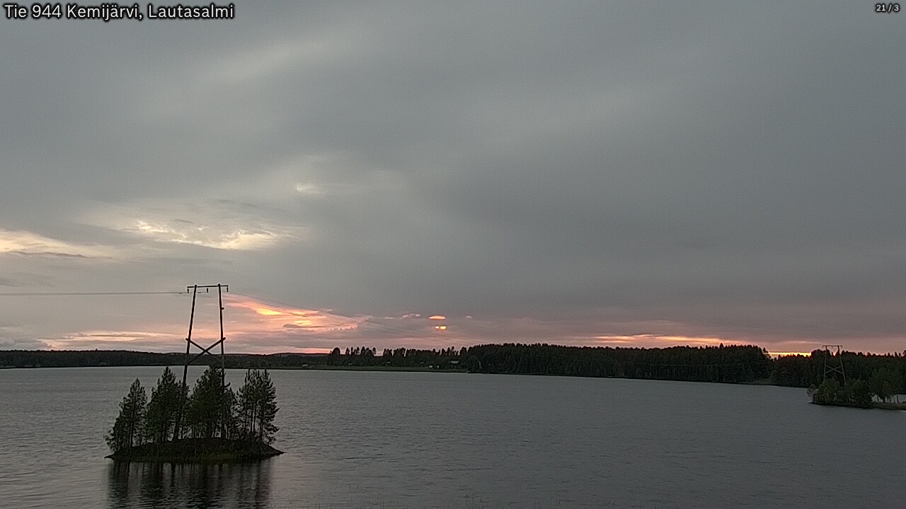 Kelikamerat Kuva Tie 944 Kemijärvi, Lautasalmi, Kemijärvi, Lappi