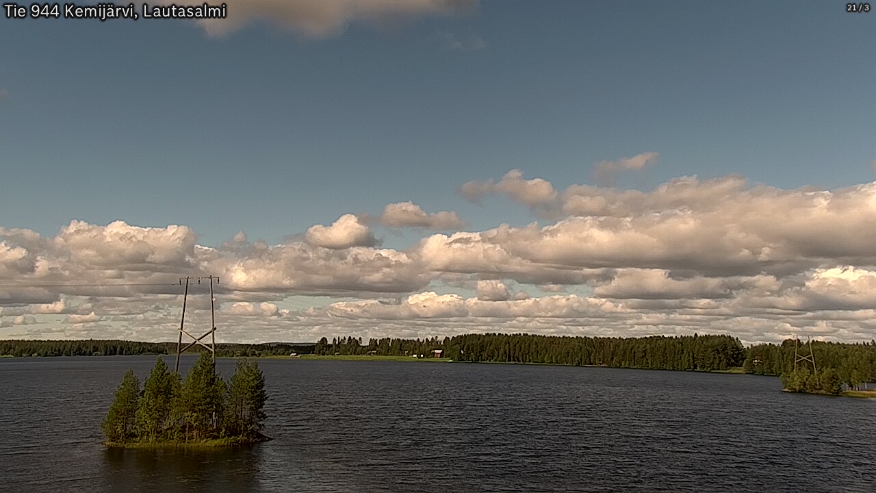 Weather Camera Image Väg 944 Kemijärvi, Lautasalmi, Kemijärvi, Lappi
