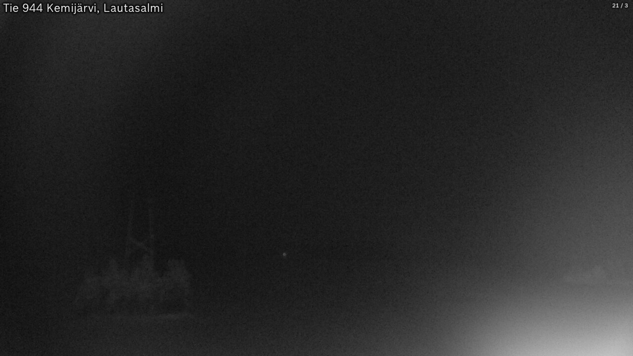 Weather Camera Image Väg 944 Kemijärvi, Lautasalmi, Kemijärvi, Lappi