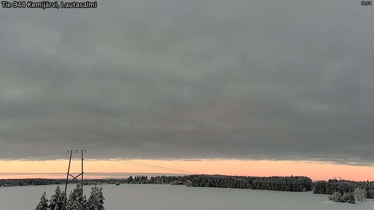 Kelikamerat Kuva Tie 944 Kemijärvi, Lautasalmi, Kemijärvi, Lappi