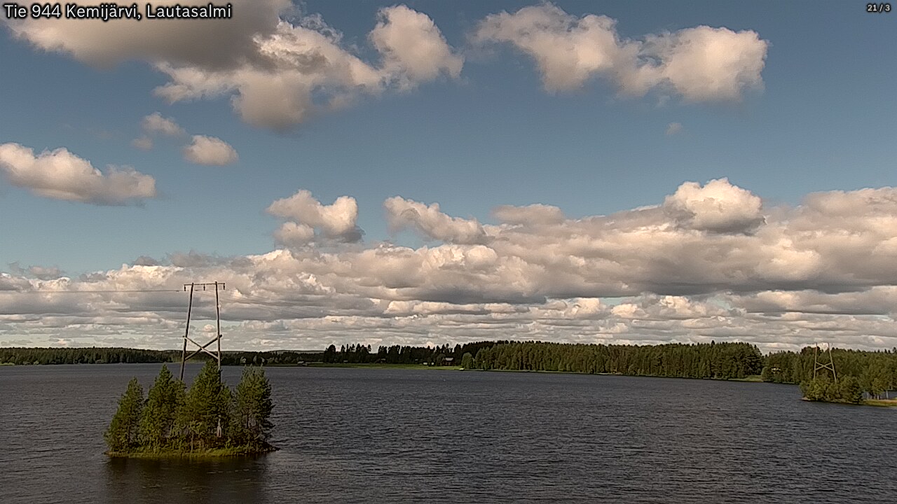 Weather Camera Image Väg 944 Kemijärvi, Lautasalmi, Kemijärvi, Lappi