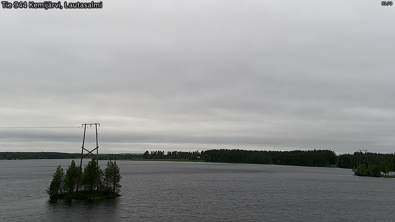 Weather Camera Image Väg 944 Kemijärvi, Lautasalmi, Kemijärvi, Lappi