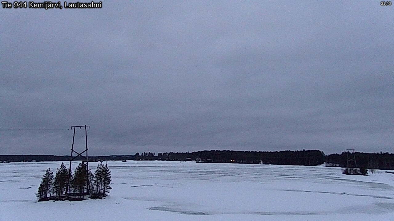 Kelikamerat Kuva Tie 944 Kemijärvi, Lautasalmi, Kemijärvi, Lappi