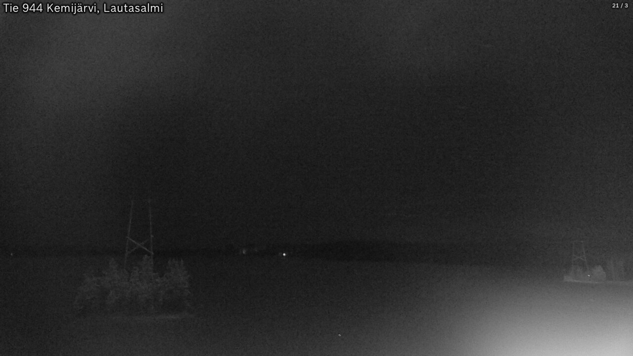 Weather Camera Image Väg 944 Kemijärvi, Lautasalmi, Kemijärvi, Lappi