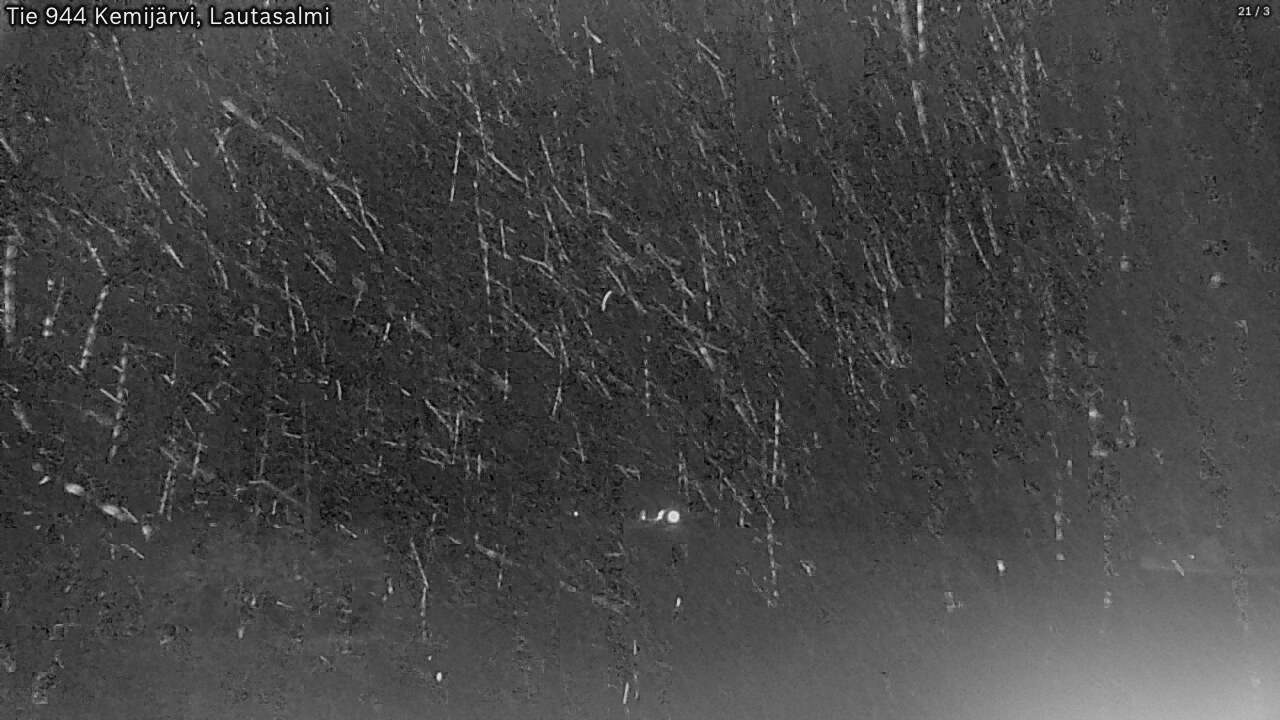 Weather Camera Image Väg 944 Kemijärvi, Lautasalmi, Kemijärvi, Lappi