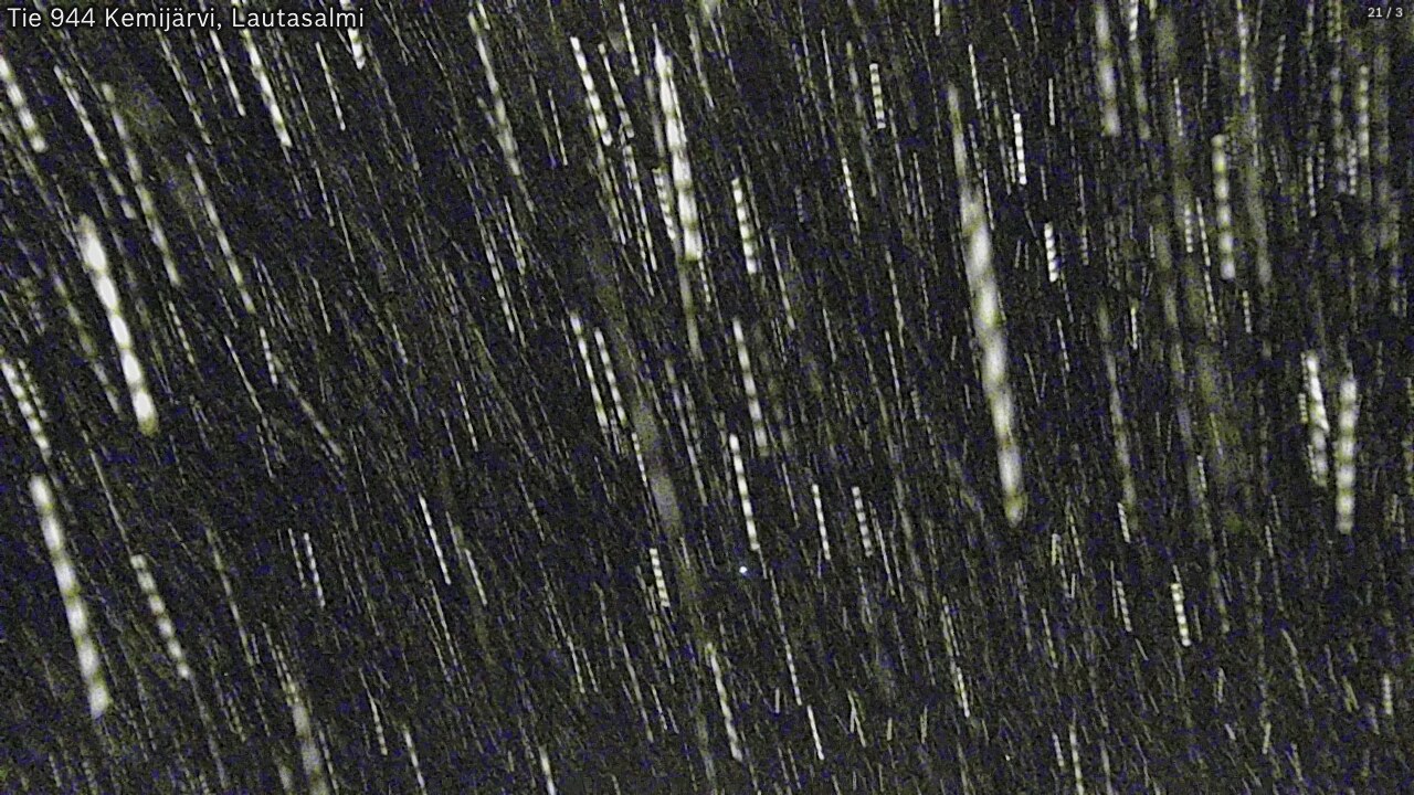 Weather Camera Image Väg 944 Kemijärvi, Lautasalmi, Kemijärvi, Lappi