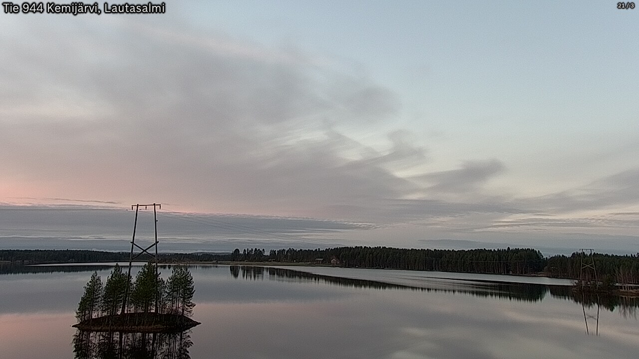 Kelikamerat Kuva Tie 944 Kemijärvi, Lautasalmi, Kemijärvi, Lappi