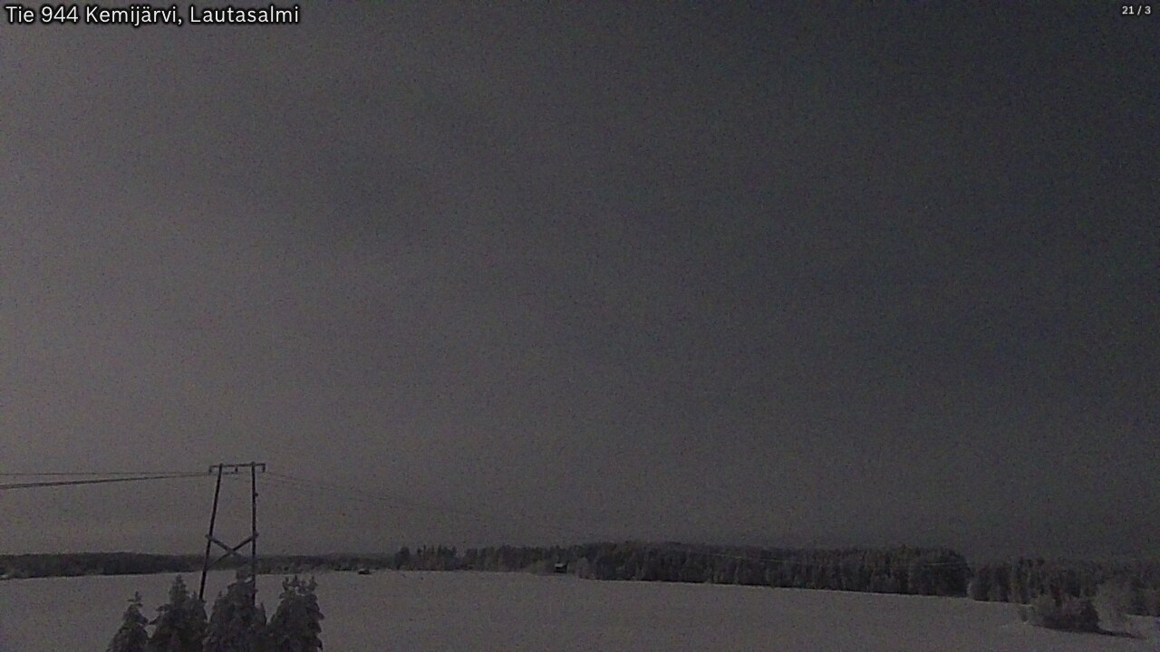 Kelikamerat Kuva Tie 944 Kemijärvi, Lautasalmi, Kemijärvi, Lappi