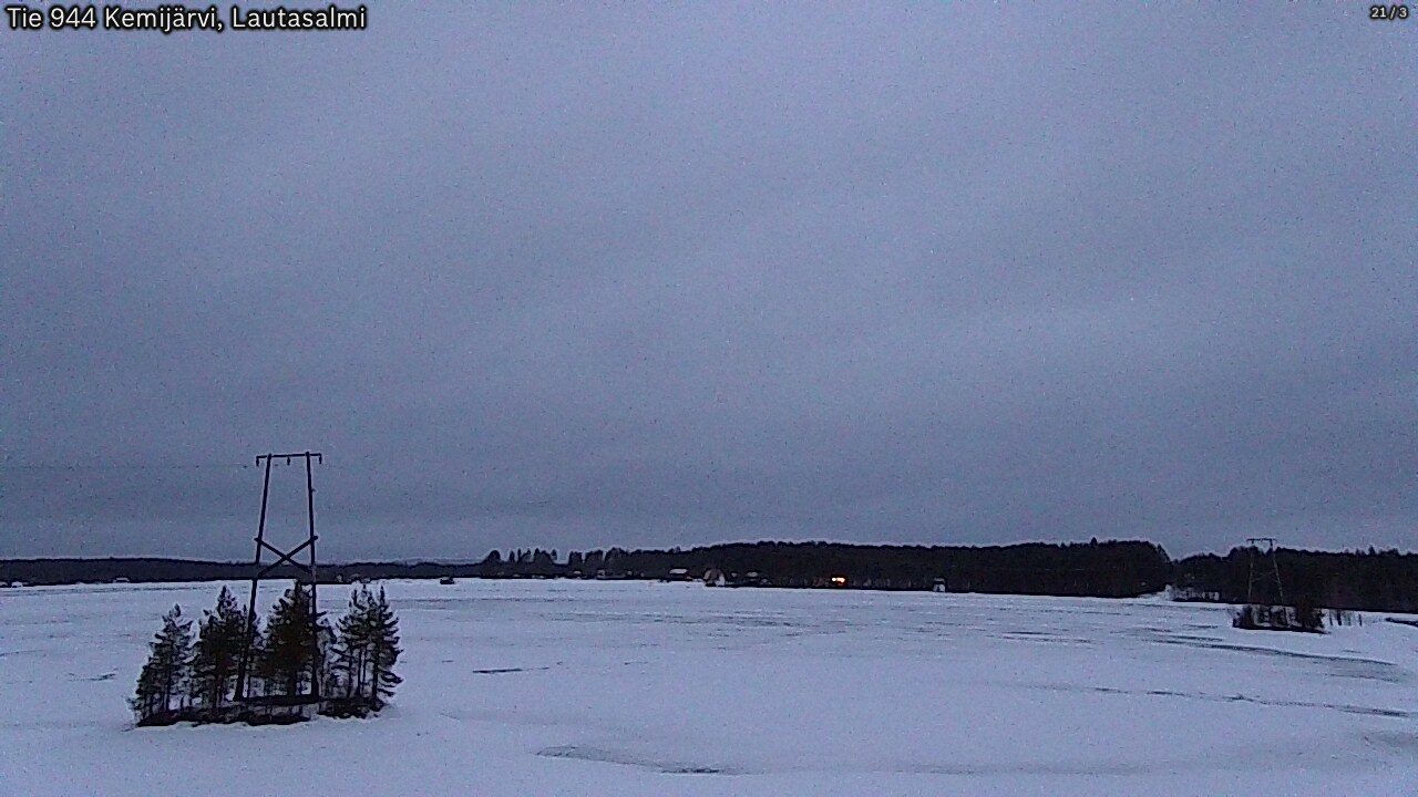 Kelikamerat Kuva Tie 944 Kemijärvi, Lautasalmi, Kemijärvi, Lappi