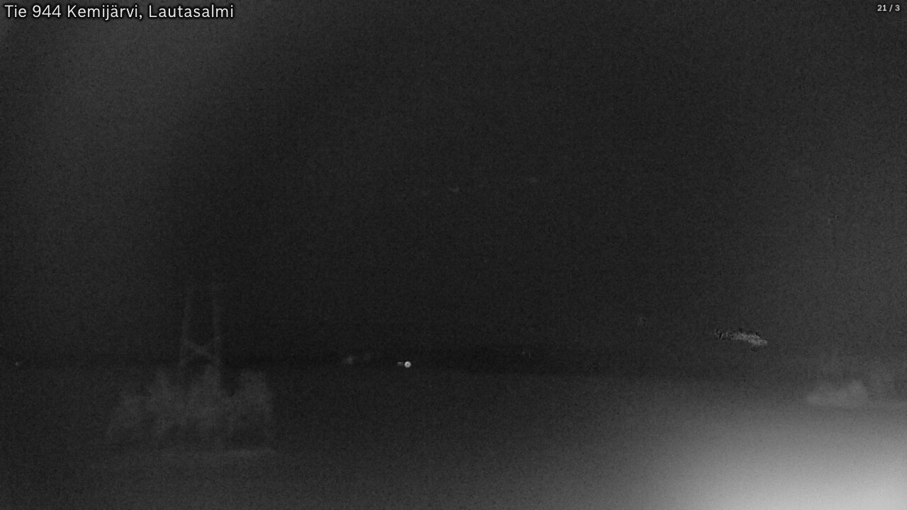 Weather Camera Image Väg 944 Kemijärvi, Lautasalmi, Kemijärvi, Lappi