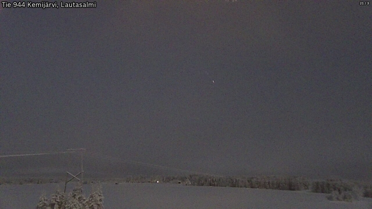 Kelikamerat Kuva Tie 944 Kemijärvi, Lautasalmi, Kemijärvi, Lappi