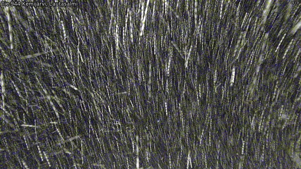 Weather Camera Image Väg 944 Kemijärvi, Lautasalmi, Kemijärvi, Lappi