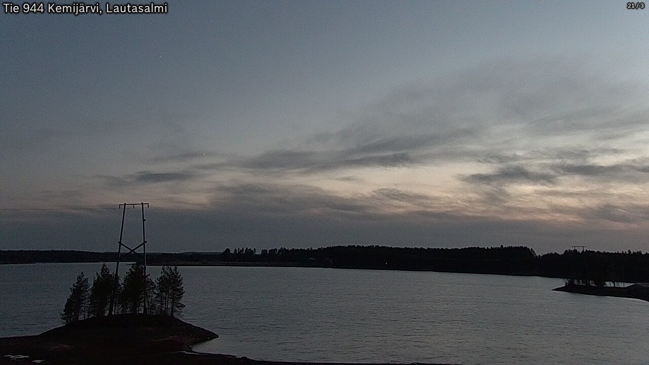 Weather Camera Image Road 944 Kemijärvi, Lautasalmi, Kemijärvi, Lappi