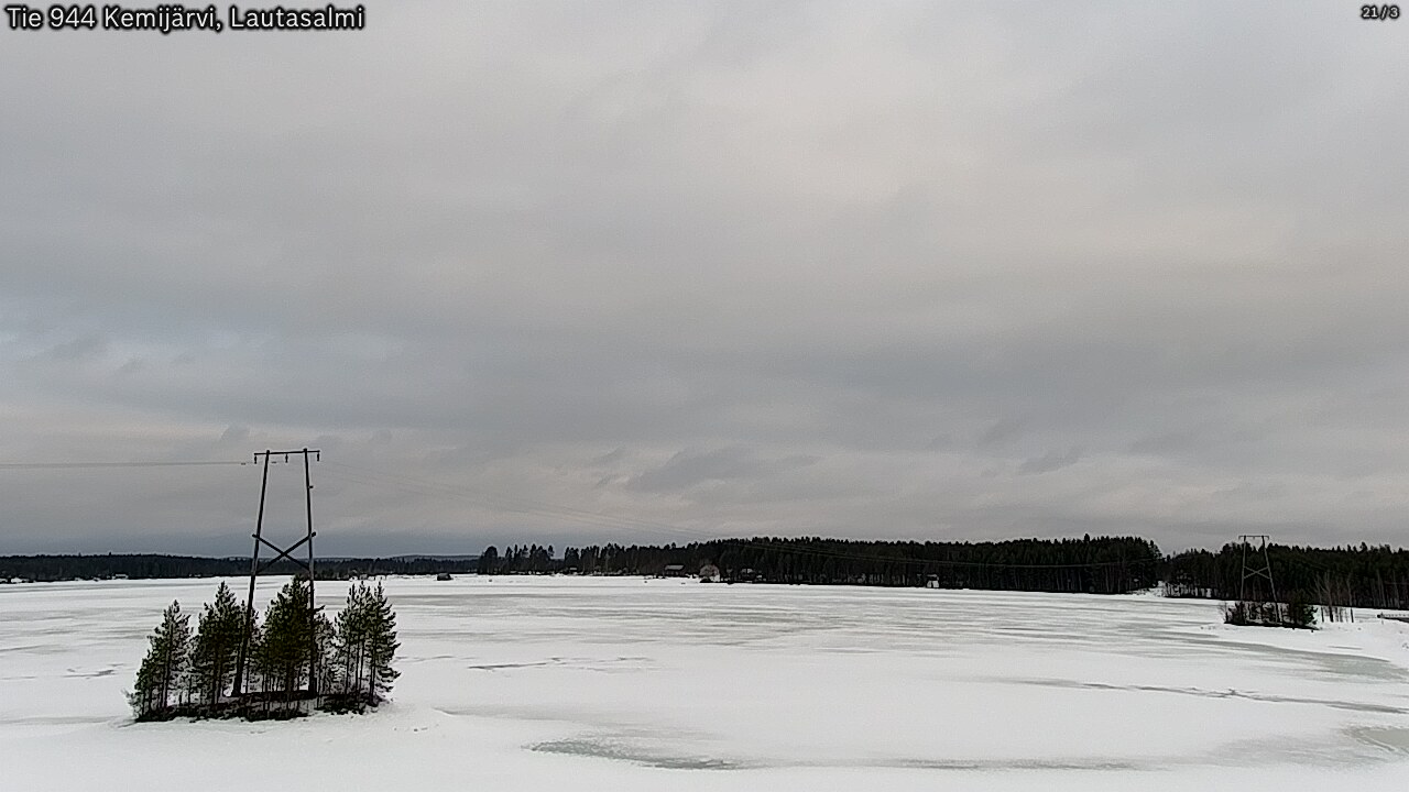 Kelikamerat Kuva Tie 944 Kemijärvi, Lautasalmi, Kemijärvi, Lappi