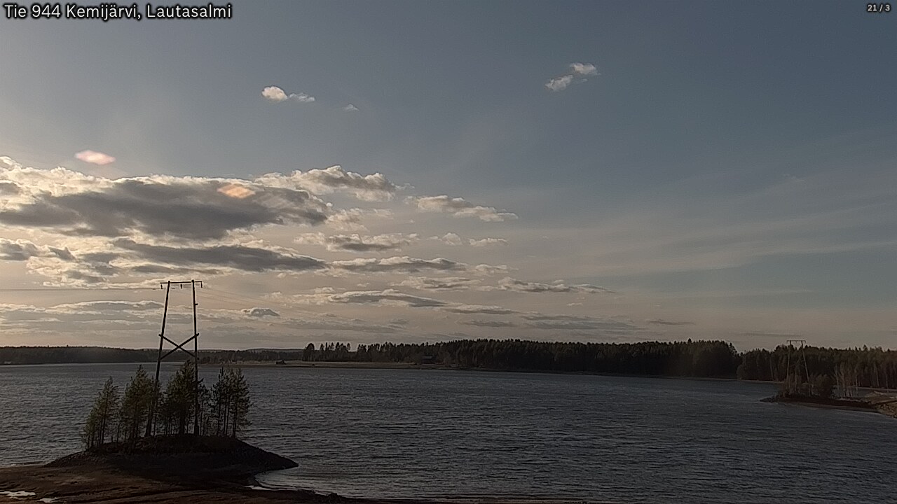 Weather Camera Image Road 944 Kemijärvi, Lautasalmi, Kemijärvi, Lappi